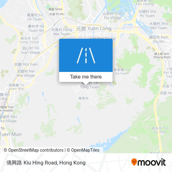 僑興路 Kiu Hing Road地圖