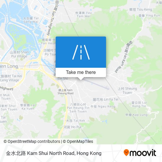 金水北路 Kam Shui North Road map