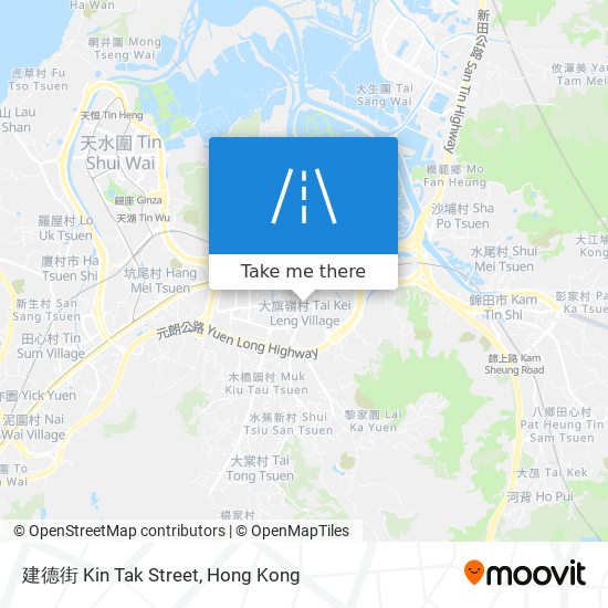 建德街 Kin Tak Street map