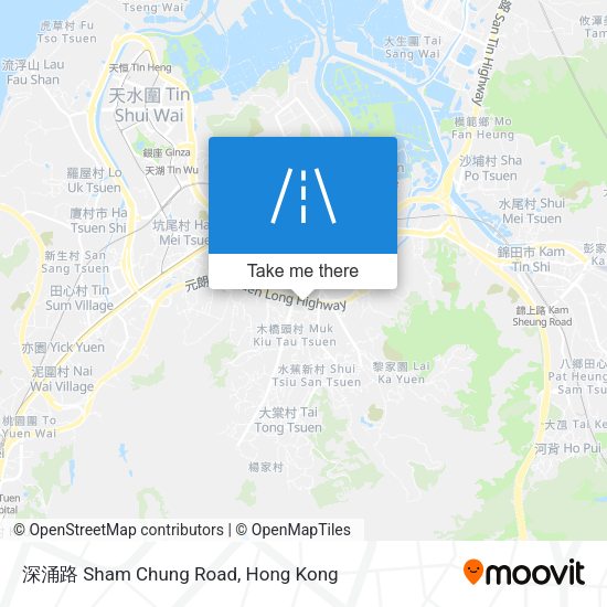 深涌路 Sham Chung Road map