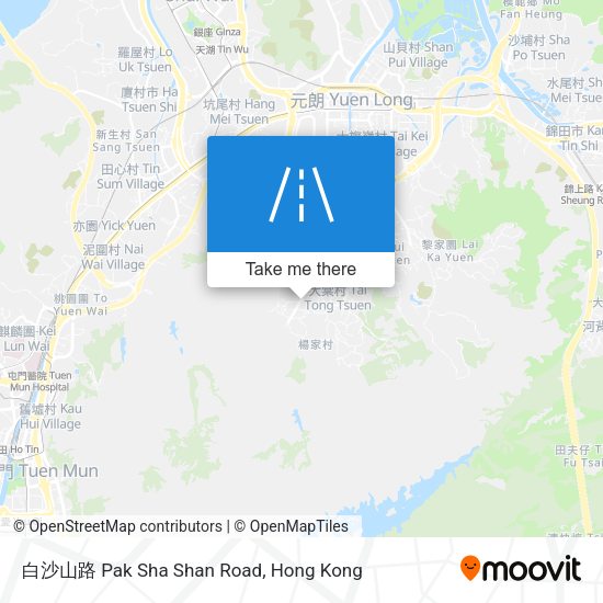 白沙山路 Pak Sha Shan Road地圖
