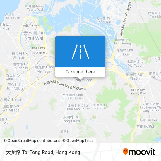 大棠路 Tai Tong Road map