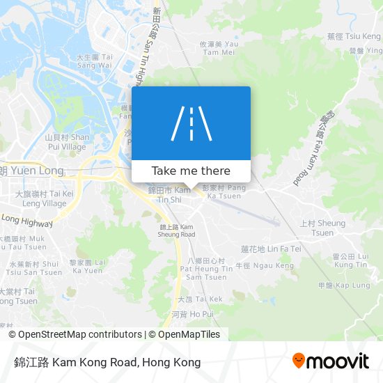 錦江路 Kam Kong Road map