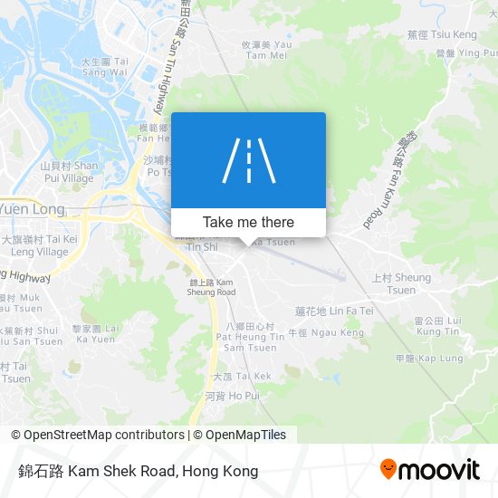 錦石路 Kam Shek Road map