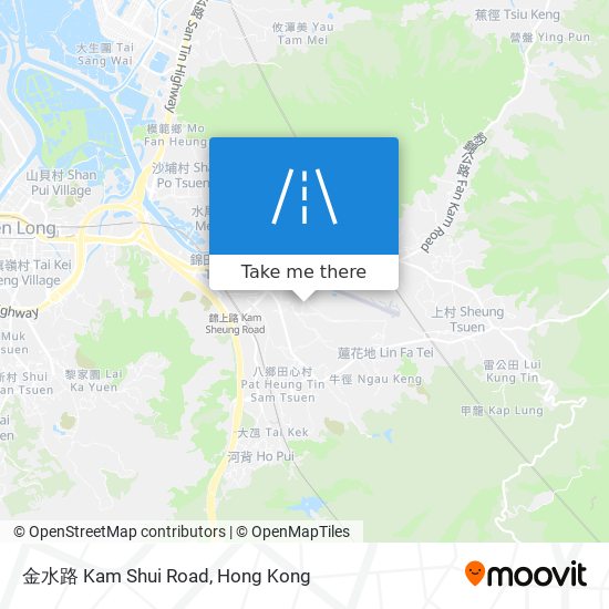 金水路 Kam Shui Road map
