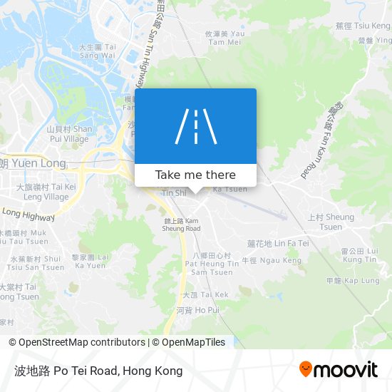 波地路 Po Tei Road map