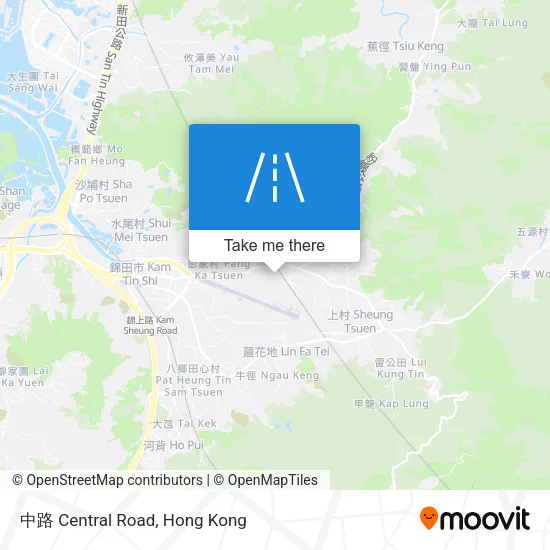 中路 Central Road map
