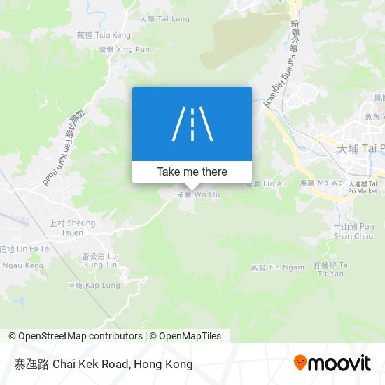 寨乪路 Chai Kek Road map