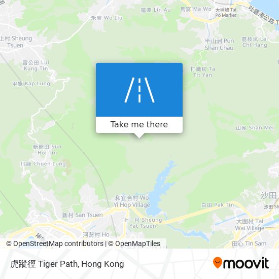 虎蹤徑 Tiger Path地圖