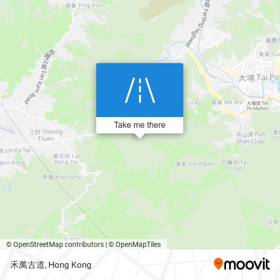 禾萬古道地圖