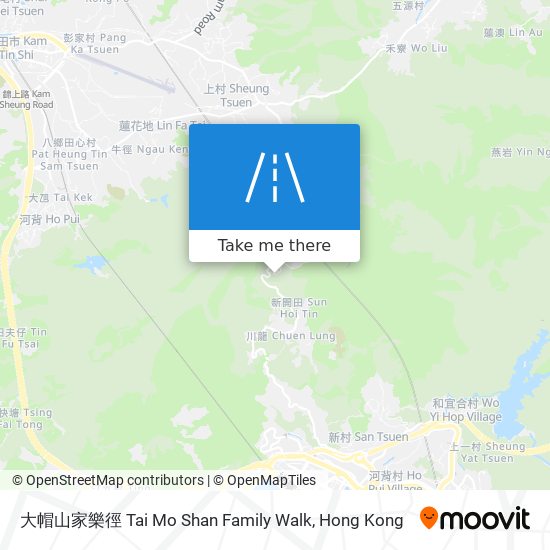 大帽山家樂徑 Tai Mo Shan Family Walk map