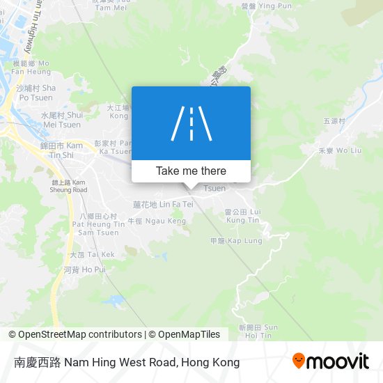 南慶西路 Nam Hing West Road map