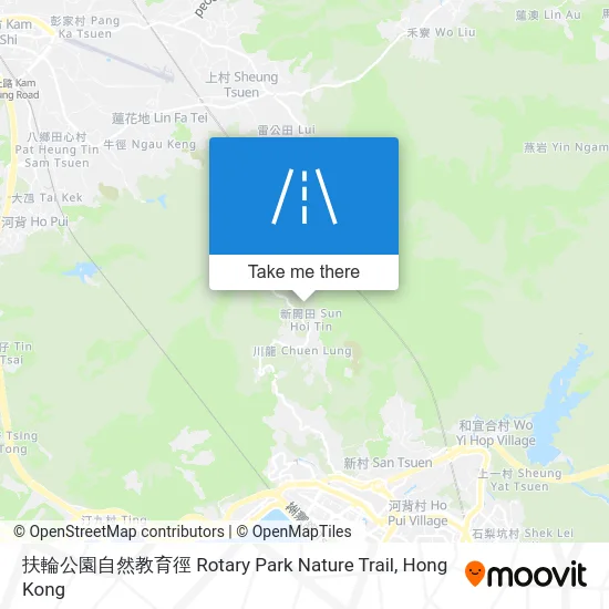 扶輪公園自然教育徑 Rotary Park Nature Trail map