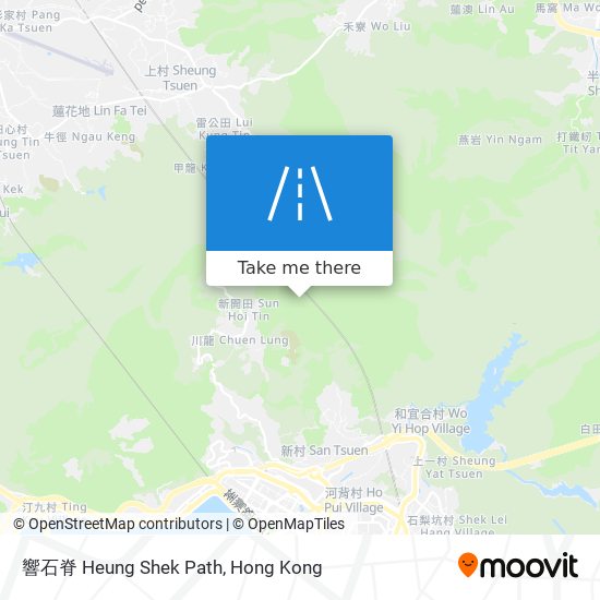 響石脊 Heung Shek Path地圖