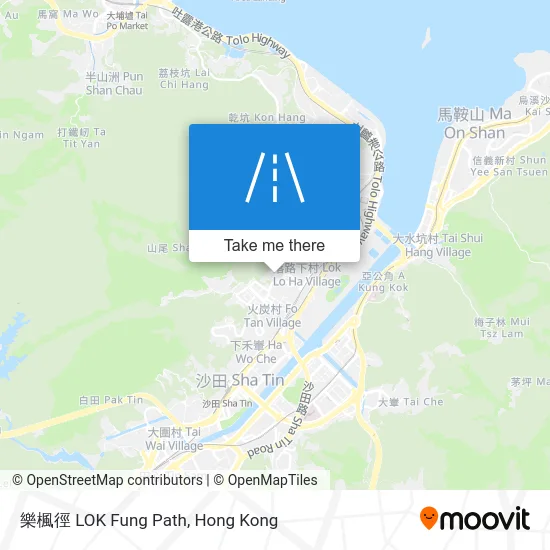 樂楓徑 LOK Fung Path map