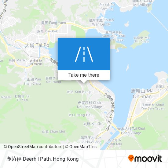 鹿茵徑 Deerhil Path map