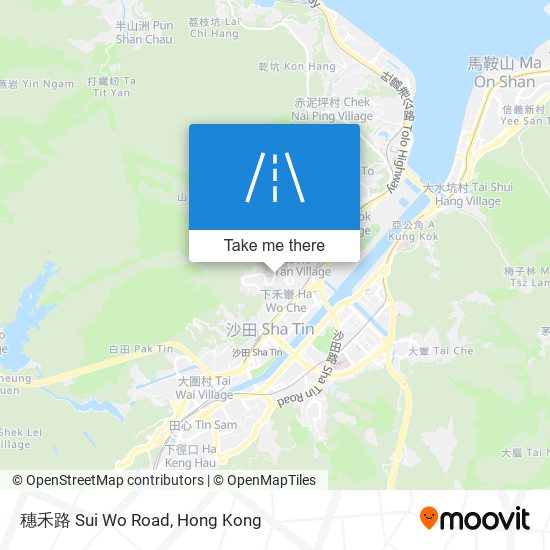 穗禾路 Sui Wo Road map