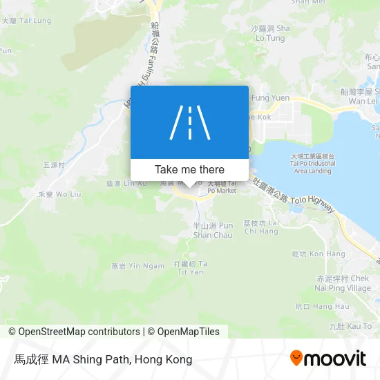 馬成徑 MA Shing Path地圖