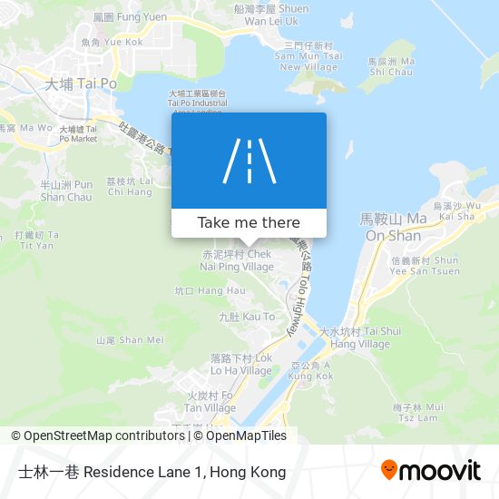 士林一巷 Residence Lane 1 map