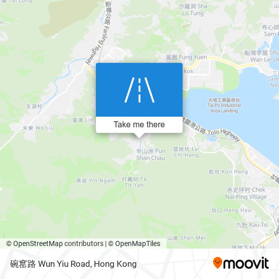 碗窰路 Wun Yiu Road map