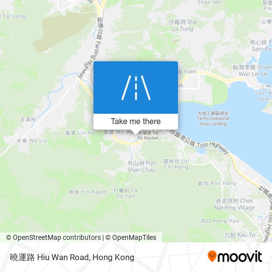 曉運路 Hiu Wan Road map