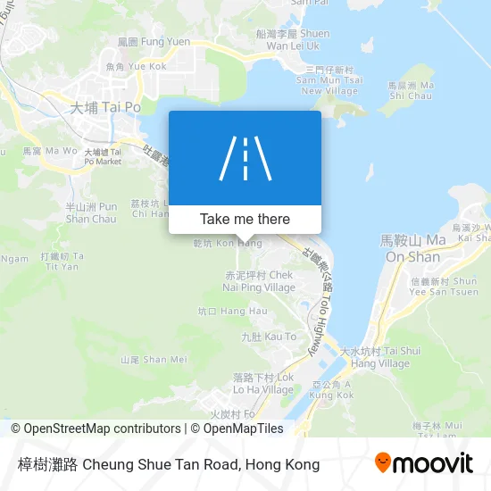 樟樹灘路 Cheung Shue Tan Road map