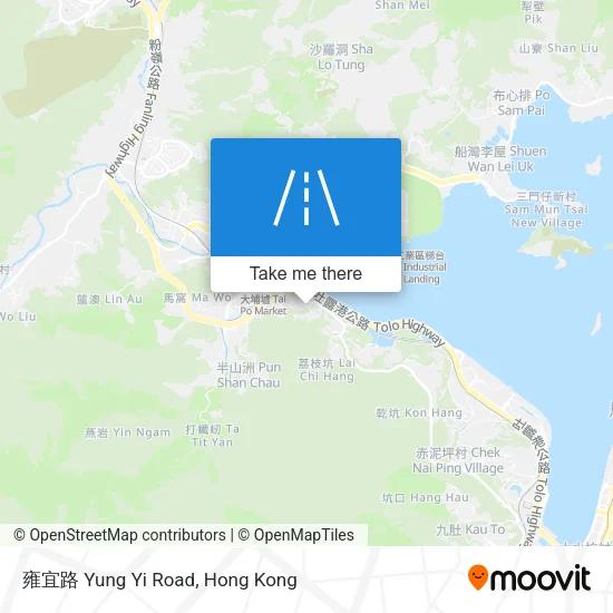 雍宜路 Yung Yi Road地圖
