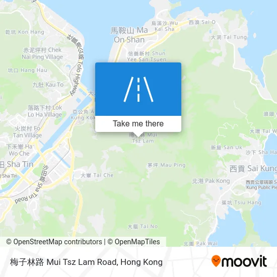 梅子林路 Mui Tsz Lam Road map