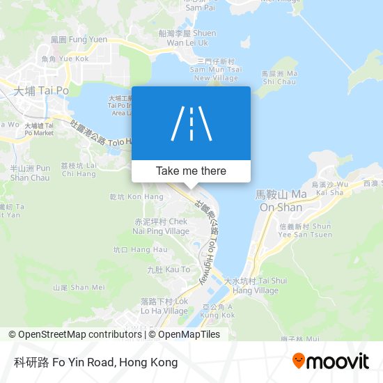 科研路 Fo Yin Road map