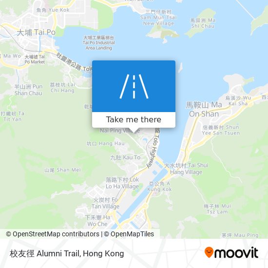 校友徑 Alumni Trail map