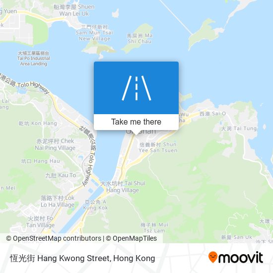 恆光街 Hang Kwong Street map