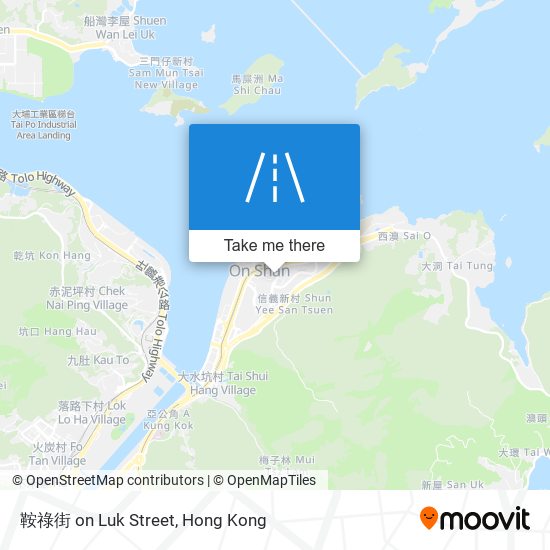 鞍祿街 on Luk Street map