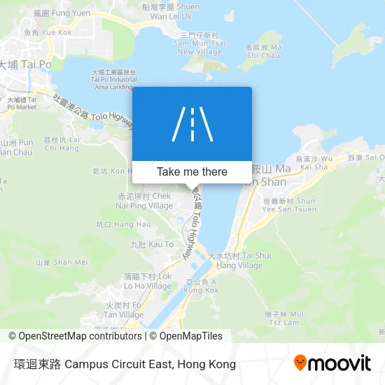 環迴東路 Campus Circuit East map