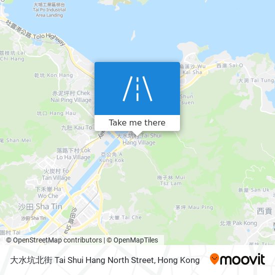 大水坑北街 Tai Shui Hang North Street map