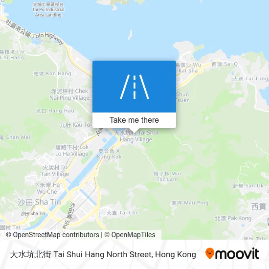 大水坑北街 Tai Shui Hang North Street map
