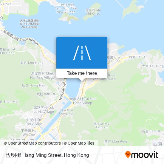 恆明街 Hang Ming Street map
