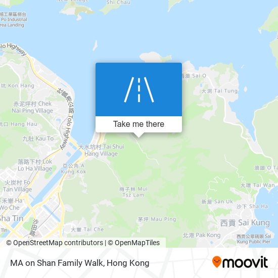 MA on Shan Family Walk map