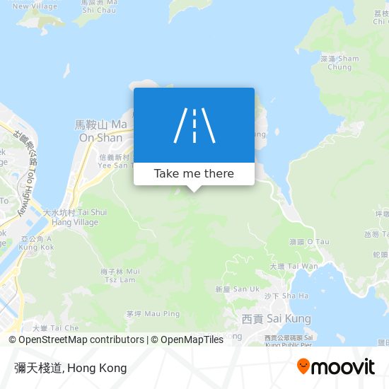 彌天棧道 map
