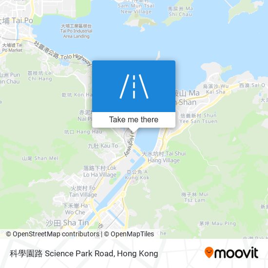 科學園路 Science Park Road map