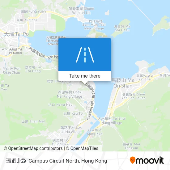 環迴北路 Campus Circuit North地圖