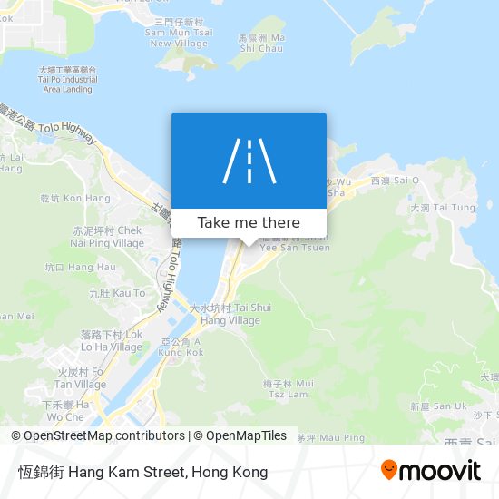 恆錦街 Hang Kam Street map