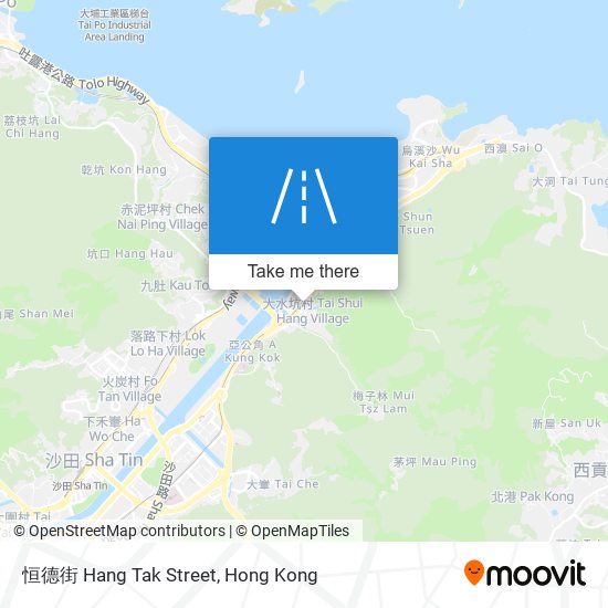 恒德街 Hang Tak Street map