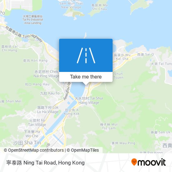 寧泰路 Ning Tai Road map