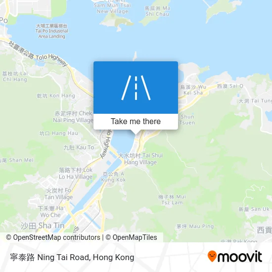 寧泰路 Ning Tai Road map