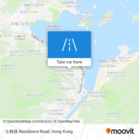 士林路 Residence Road map