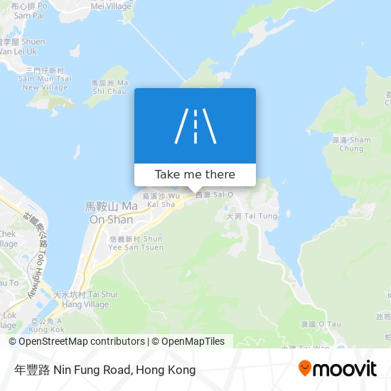 年豐路 Nin Fung Road map