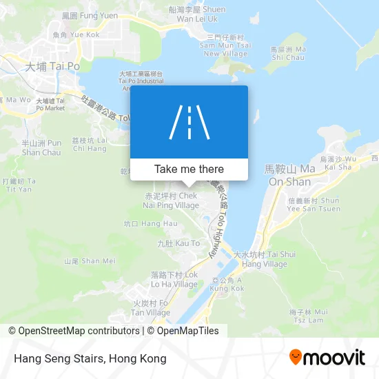 Hang Seng Stairs map