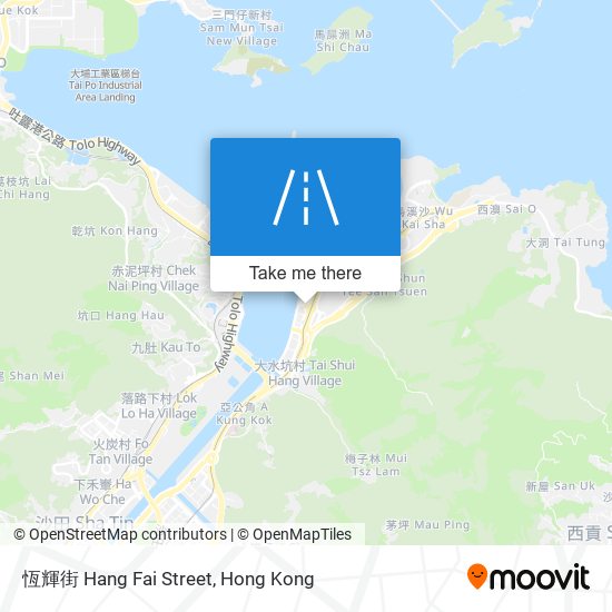 恆輝街 Hang Fai Street map