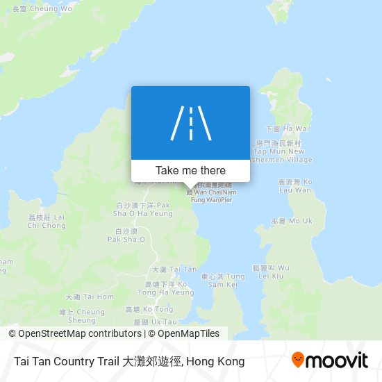 Tai Tan Country Trail 大灘郊遊徑 map