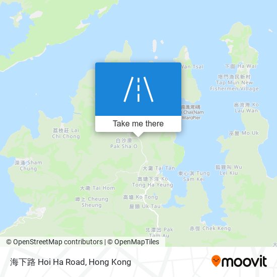 海下路 Hoi Ha Road map